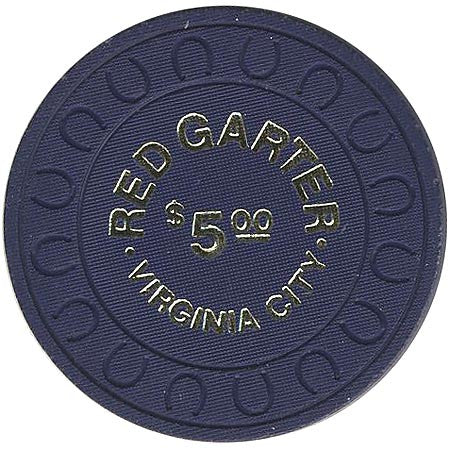 Red Garter $5 (blue) chip - Spinettis Gaming - 2