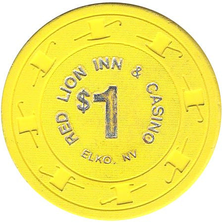 Red Lion Inn & Casino $1 (yellow) chip - Spinettis Gaming - 2