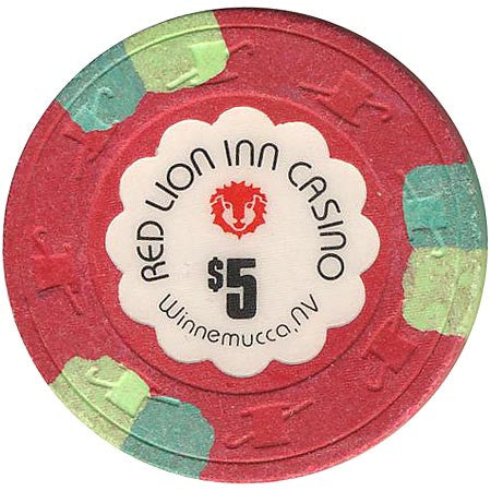 Red Lion Inn Casino $5 chip - Spinettis Gaming - 1