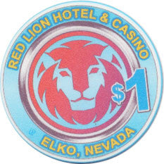 Red Lion Casino Chip Elko, Nevada $1 Casino Chip - Spinettis Gaming - 1