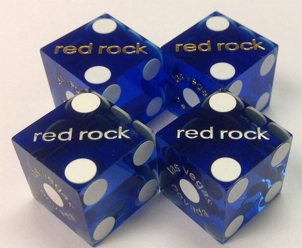 Red Rock Casino and hotel Blue dice, Pair - Spinettis Gaming - 2