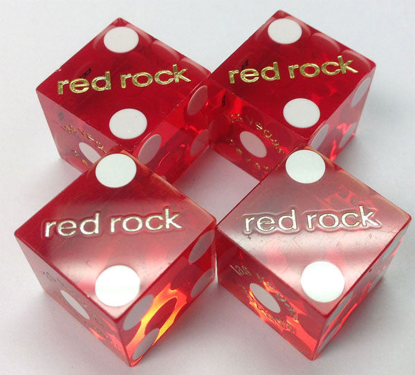 Red Rock Casino and hotel dice, Pair - Spinettis Gaming - 1