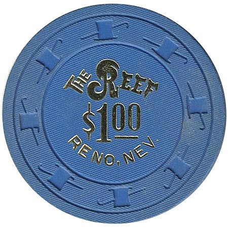The Reef $1 (blue) chip - Spinettis Gaming - 2