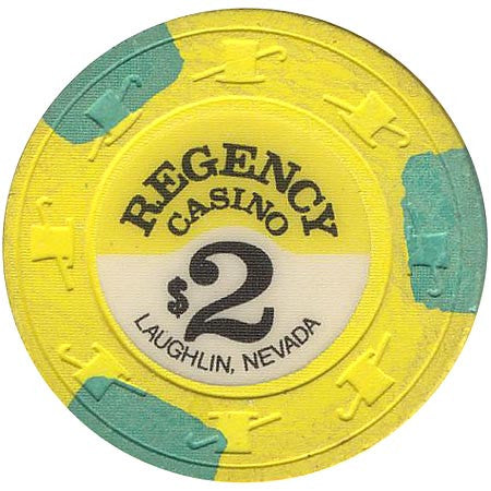 Regency Casino $2 (yellow) chip - Spinettis Gaming - 1