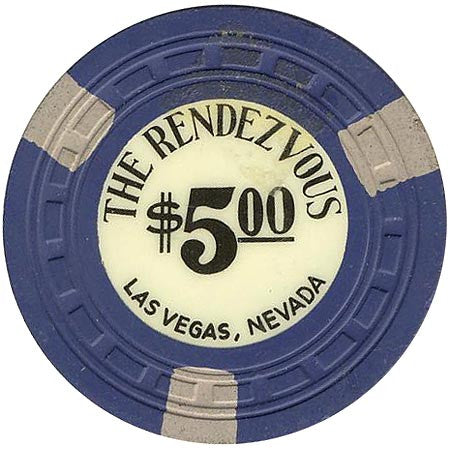 The Rendezvous $5 (blue) chip - Spinettis Gaming - 2