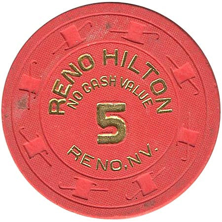 Reno Hilton (NCV) (pink) chip - Spinettis Gaming - 1