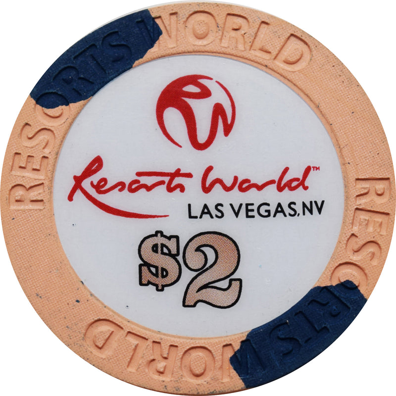Resorts World Casino Las Vegas Nevada $2 Chip 2021