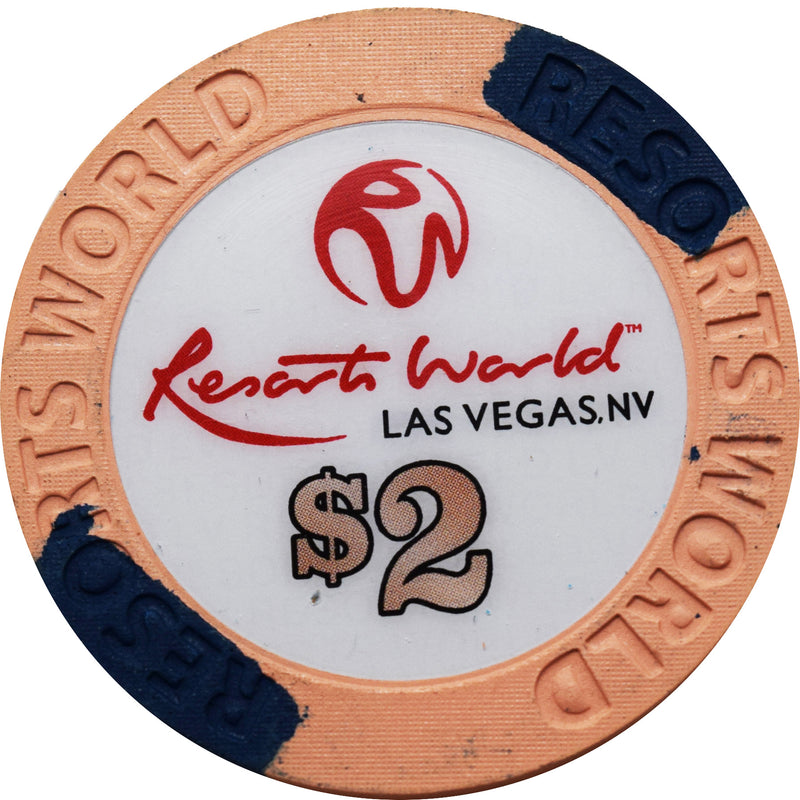 Resorts World Casino Las Vegas Nevada $2 Chip 2021