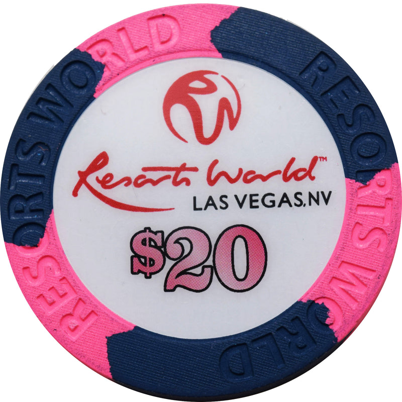 Resorts World Casino Las Vegas Nevada $20 Chip 2021