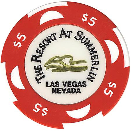The Resort At Summerlin $5 (red) chip - Spinettis Gaming - 2