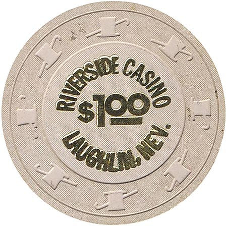 Riverside Casino $1 (beige) chip - Spinettis Gaming - 2