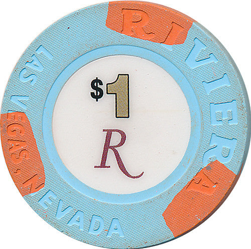 Riviera, Las Vegas NV $1 Casino Chip - Spinettis Gaming - 1