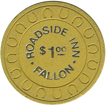 Roadside Inn $1 (yellow) chip - Spinettis Gaming - 1