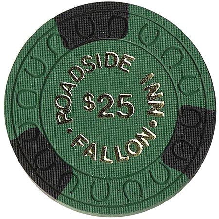 Roadside Inn $25 (green) chip - Spinettis Gaming - 2