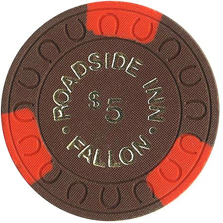Roadside Inn $5 (brown) chip - Spinettis Gaming - 1