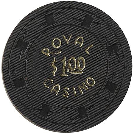 Royal Casino $1 (black) chip - Spinettis Gaming - 2