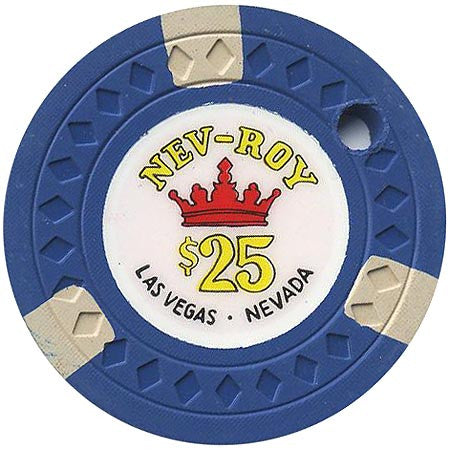 Royal Nevada Hotel $25 (blue) canceled chip - Spinettis Gaming - 2