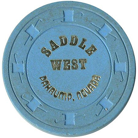 Saddle West $1 (Lt. blue) chip - Spinettis Gaming - 1