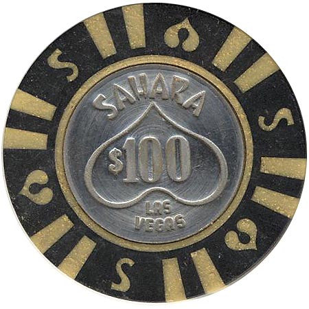 Sahara Casino $100 (black) chip - Spinettis Gaming - 2
