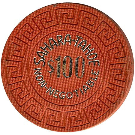 Sahara Tahoe $100 (orange) chip - Spinettis Gaming - 2