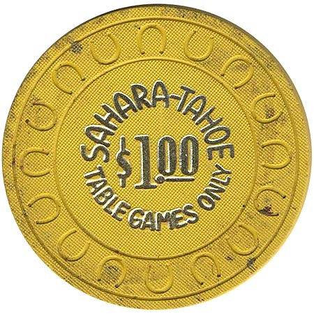 Sahara Tahoe $1 (yellow) chip - Spinettis Gaming - 1
