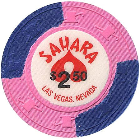 Sahara Casino $2.50 (pink) chip - Spinettis Gaming - 1