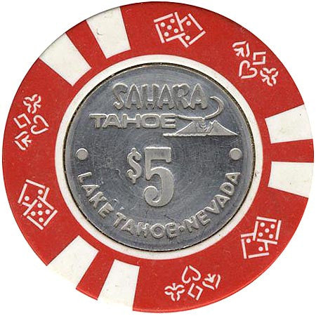 Sahara Tahoe $5 (red) chip - Spinettis Gaming - 2