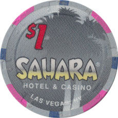 Sahara Casino Las Vegas Nevada $1 Chip 1995 H&C
