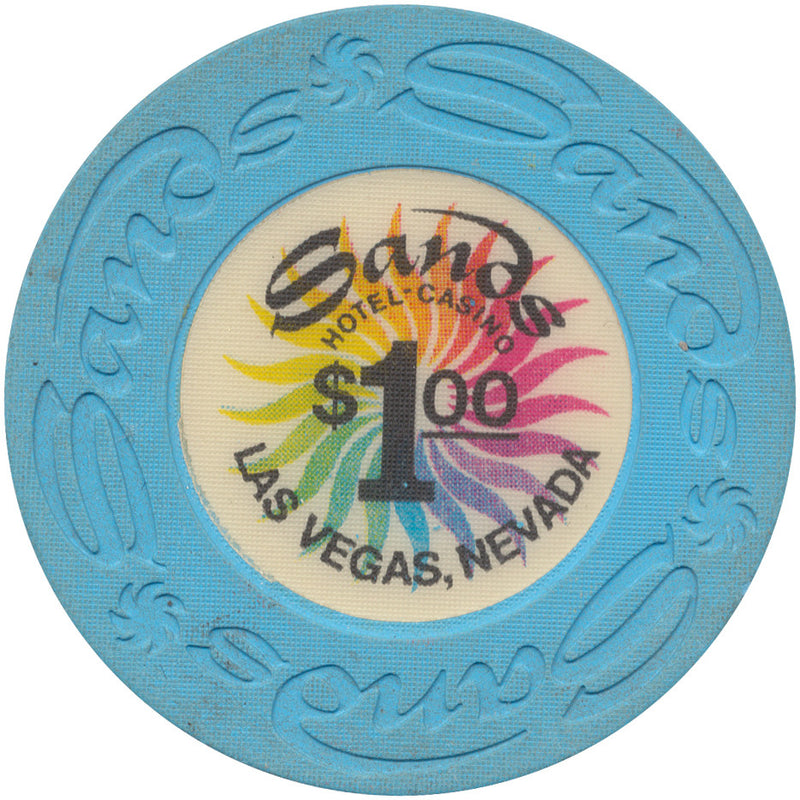 Sands $1 (Light Blue) Casino Chip - Spinettis Gaming