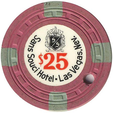 Sans Souci $25 (pink) chip - Spinettis Gaming - 2