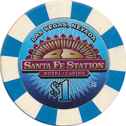 Santa Fe Station, Las Vegas NV $1 Casino Chip - Spinettis Gaming - 1
