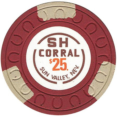 SH Corral $25 (red) chip - Spinettis Gaming - 2
