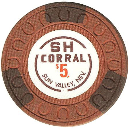 SH Corral $5 (brown) chip - Spinettis Gaming - 1