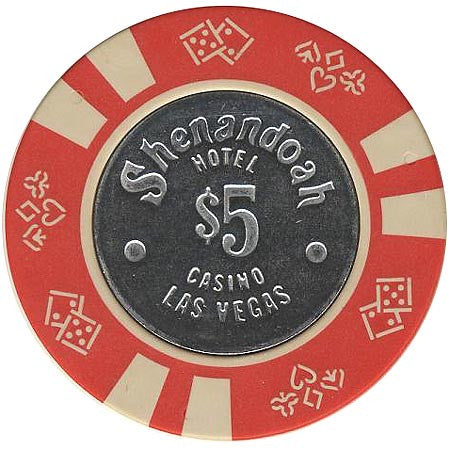 Shenandoah Casino $5 (red) chip - Spinettis Gaming