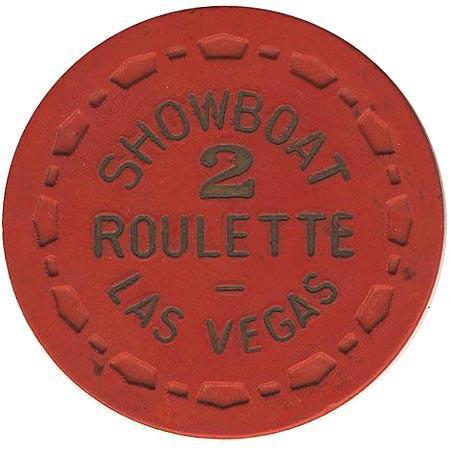 Showboat 2 (roulette) (red) chip - Spinettis Gaming - 2
