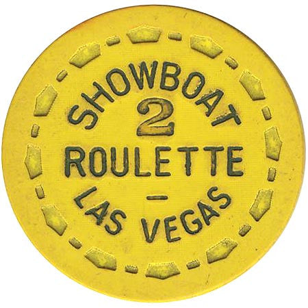 Showboat 2 (roulette) chip - Spinettis Gaming - 1