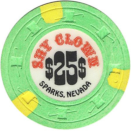 Shy Clown $25 (green) chip - Spinettis Gaming - 1