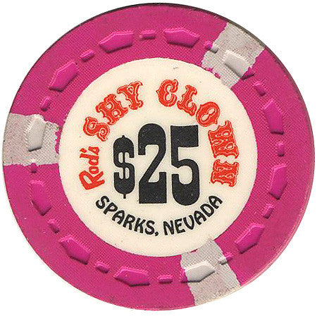 Shy Clown $25 (pink) chip - Spinettis Gaming - 1