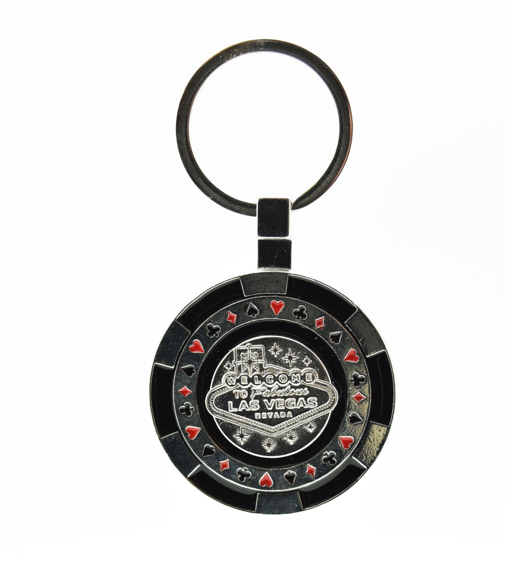 Key Chain - Las Vegas Sign Chip Spinner