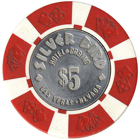 Silver Bird Casino Las Vegas $5 chip 1976 - Spinettis Gaming