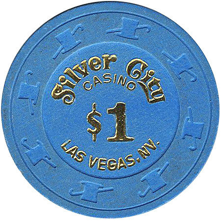 Silver City $1 (blue) chip - Spinettis Gaming - 2