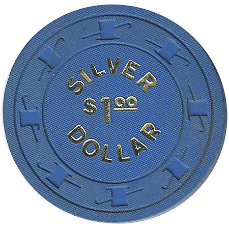 Silver Dollar $1 (blue) chip - Spinettis Gaming - 2