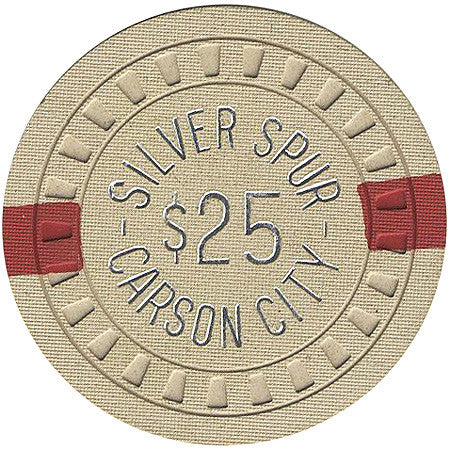Silver Spur $25 (beige) chip - Spinettis Gaming - 2