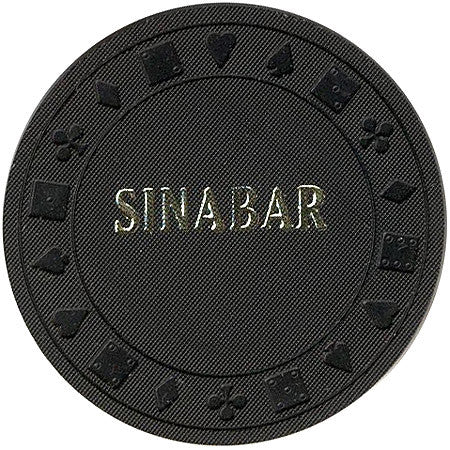 Sinabar $1 (black) chip - Spinettis Gaming - 2