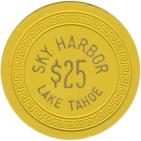 Sky Harbor $25 (yellow) chip - Spinettis Gaming - 1