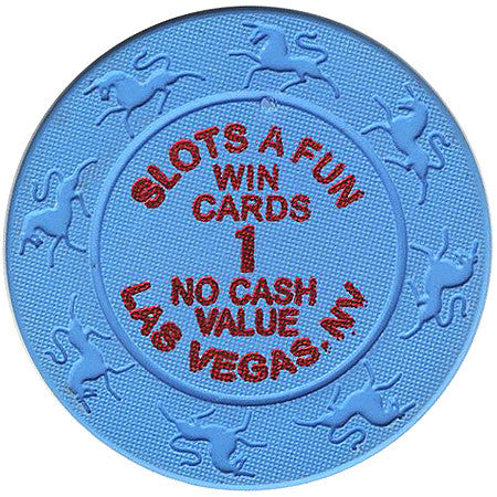 Slot A Fun Casino Las Vegas Win Cards 1 (NCV) chip - Spinettis Gaming - 1