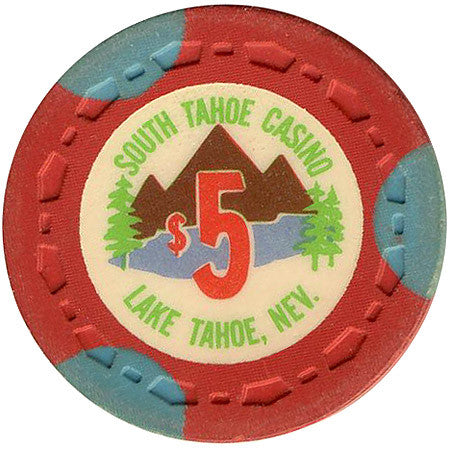 South Tahoe Casino $5 (red) chip - Spinettis Gaming - 1