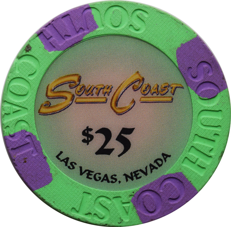 South Coast Casino Las Vegas Nevada $25 Chip