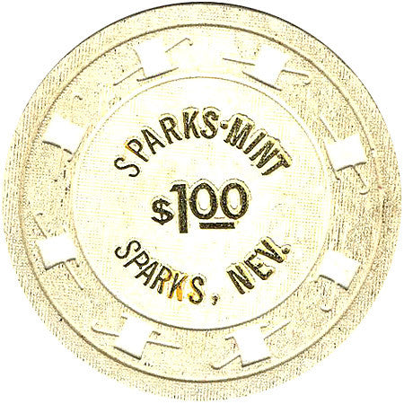 Sparks Mint $1 (white) chip - Spinettis Gaming - 1