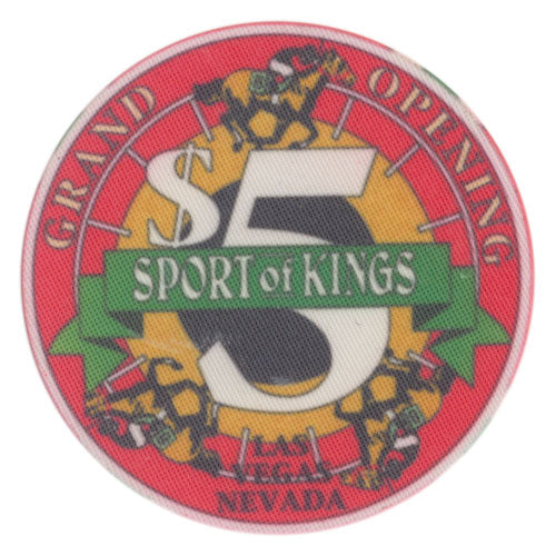Sport of Kings Casino Las Vegas Nevada $5 Chip 1992